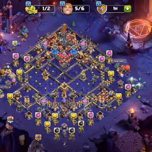 Th18 Almost Max [Cosmic Full Set] | [Legend Leaugue-2] | [11x-Epic Max] All Epic | [6-Hero Max] | Xp 251 | NC-Yes | BEST - Image 1