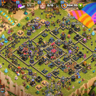 TH 17 !! 6 Hero Walls & Defense Max !! Town Hall Level 17 !! 18 Epics ( 5 Epic Max ) !! Namechange 2000 !! 2700 Gems   - Image 1
