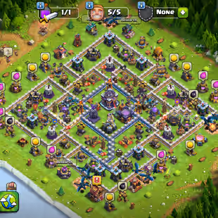 💫[ PREMIUM TH-15 ]💫5 STARS TOWN HALL || S.BALL - E.BOOT [16] | FB-RS [11] | HEROS: 55-56-40-34-17 || STRONG DEF  - Image 1