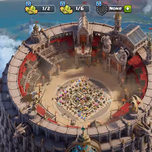 [THE AWESOME QUEST XL SCENERY] TH17 SEMI MAX - HEROES: 61-76-34-44-32-10 - TEMPEST CHAMPION - NC 1000 - 35 EQUIPMENT  - Image 1