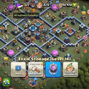 TH13 FULL MAX NOTHING LEFT | 8 EPIC MAX 2000 GEMS [HERO-75-75-50-50-25] 182 XP | NC YES | BEST DEAL - Image 1