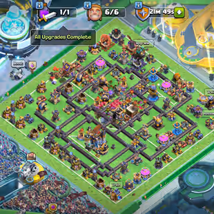 🔥TH 18 FULLY MAX🔥LEGEND LEAGUE-60 PERCENT DISCOUNT SHOP-XP 261-[ 10 EPIC EQUIPMENT MAX-B BASE MAX-BEST DEAL - Image 1