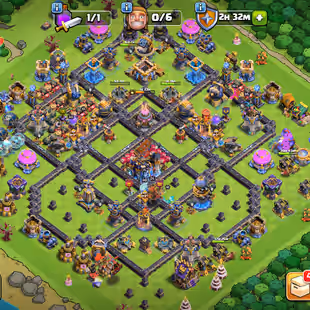 🔥TH 18 99 PERCENT MAX🔥XP 258-[ 10 EPIC EQUIPMENT MAX-LEGEND LEAGUE-TROOPS MAX-WALLS DEFENSE MAX-NC 500-B BASE MAX-BEST - Image 1