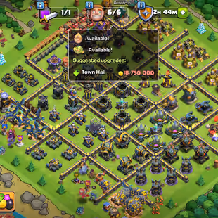 LEGEND RANK ! XP-260 ! TH17 FULL MAX ! HEROES 100-100-90-75-50-20! SB/MAX FB/MAX RS/MAX EB/MAX ! HERO SKIN - Image 1
