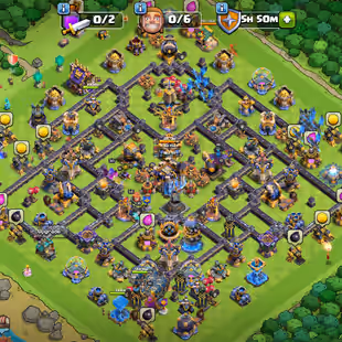 🔥9X EPIC MAX!XP 229!TH-18 NEAR MAX🔥HERO:110-110-95-85-55-25!WALLS-DEFANCE MAX!NEAR MAX TROOPS! INSTANT DELIVERY  - Image 1