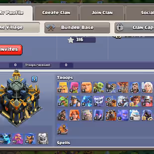 Xp-178 || Th 17 All Unlock || WORLD Best Dontion || Nc Free || Builder Base 10 - Image 1