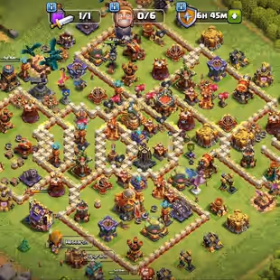 🔥TH16 NEAR MAX XP195🔥 | WALL MAX | 3 HERO MAX HERO 81.95.56.70.45.14 | BOOTS MAX BALL26 | INSTANT DELIVERY - Image 1