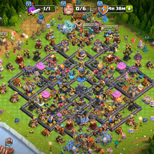 Th18 [India Local]-[Discount Shop] | [Wall Defence Almost Max] | Hero-101-101-80-55-15 | 12-Epic Almost Max | Xp-250 | N - Image 1