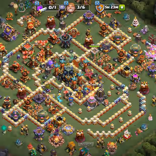 Th17 SemiMax ||  XP 180 || Heroes 82-95-51-43-35-3 || Good Epic Equipments || 550 Cwl Medals || Instant Delivery  - Image 1