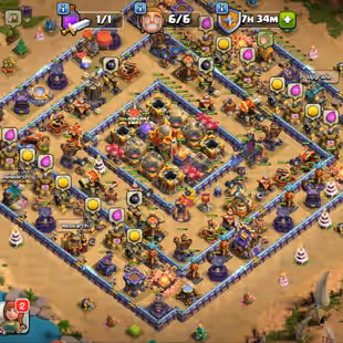 🔥[Limited Deal]💎Epic Th 16 | Heros Lvl 67-67-62-39-37-6 | Epic Equipments | Nc at 1000 Gems | Instant Delivery | - Image 1