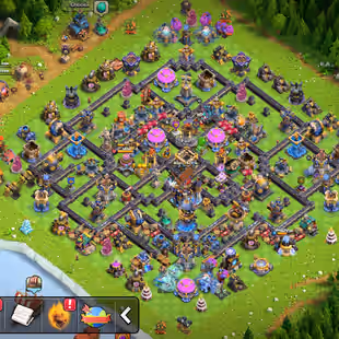 TH 18 ALMOST MAX-LEGEND LEAGUE-[ 17 EPIC EQUIPMENT MAX ALMOST-XP 268-WALS DEFENSE MAX-60 PERCENT DISCOUNT SHOP-938 MEDAL - Image 1
