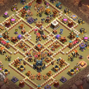 🔥 Xp-206 🔥|| Th17 || High Epic Equipment || Heroes 95-95-80-70-45-15 || 6 Builders || NC 1k Gems - Image 1