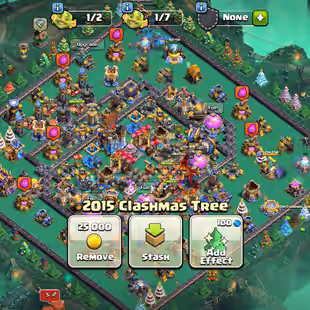 [ XMASS 2015-2025 ] KOREA LOCAL | XP 248 | TH18 MAX ALL HERO | FREE NAME CHANGE | 17 EPIC | WAR ARENA | MAX BB BASE  - Image 1