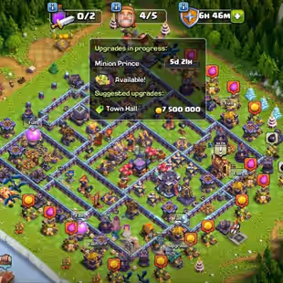 🔥[ TH-15 FULL MAX ]🔥NOTHING LEFT FOR UPGRADE || EB [MAX] | SB-GG-FB-MT-RS [23] | MAX DEF - TROOPS - WALLS - HEROS - Image 1