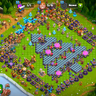 TH 15 MAX !! 2500 MEDALS !! ALL 17 EPIC EQUIPMENTs(4 EPIC MAXED)!! FULL MAGIC ITEMS !! 8K GEMS !! MAXED HEROES & DEFENCE - Image 1