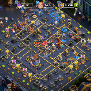 🔥2x Sceneries🔥 Th18 Semi || High Epic Equipment || Heroes 101-105-84-78-50-20 || 6 Builders || Nc 1k Gems - Image 1