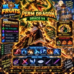 PERM DRAGON | DRACO V4 | SANGUINE ART | GODHUMAN | CDK | SKULL GUITAR | LVL 2800 | ULTIMATE HIGH-END ACCOUNT - Image 1