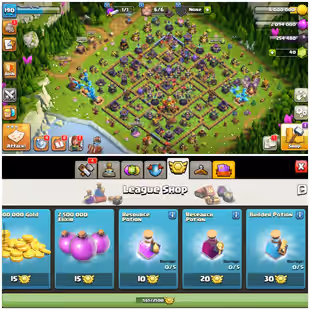 481|🔱LVL-190! TH-16! EPIC MM 24L! FB|DC 17L! AF 14L! HEROES-73|71|57|50|30|1| VERY GOOD PROFILE! STRONG DEFENCES! 500 c - Image 1