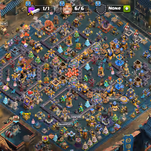 LEGEND 3 ! TH18 MAX TYPE ! 6 HERO ALMOST MAX ! 25 SKIN SCENERY ! BLACKSMITH NEAR MAX ALL ! ALL GUARD MAX ! BUILDER MAX   - Image 1