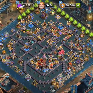 ALL GARD MX/LEGEND-3 | TH18 MAX BASE | SB-SnB-AF-MS-FB-HT-RS-EB-RB-RD-MX | HERO-97-90-85-85-55-25 | 223-XP | NC AVAILABL - Image 1