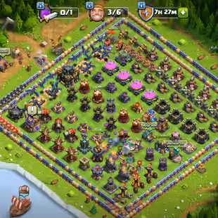 🚨BEST TH17-13EPICS[MA-MAX!FB-EB-RS-RD-23]NC AVAILABLE🔥STRONG TROOPS!!HERO[87-96-65-45-15]GOOD DEFENSE-BEST DEAL - Image 1