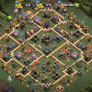 🔥 Th17 Almost 🔥|| High Quality Epic Equipment || 5 Max Heroes 100-100-78-75-50-20 || NC Free || 6 Builders - Image 1