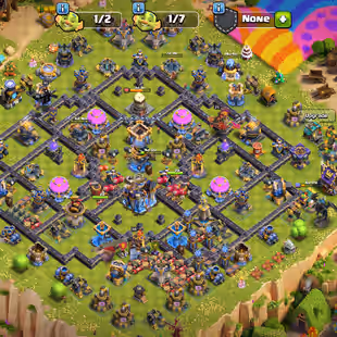 [LEGEND RANK] XP 258 | TH18 MAX | 10 MAX EPIC | 29 SKINS | 5016 WAR STARS - Image 1