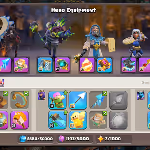 LEGEND/245-XP ⭕ TH18 MAX TYPE-HUGE SKINS ⭕ GG-MX!SB-SB-MX!SnB-MX!FA-MX!AF-MX!FB-MX!RS-MX!EB-MX |HERO-101-110-73-85-55-25 - Image 1