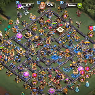 🔥TH 18 ALMOST MAX🔥60 PERCENT DISCOUNT SHOP- 12 EPIC EQUIPMENT MAX-XP 232-NC FREE-WALLS DEFENSE MAX-5 HERO MAX-BEST - Image 1