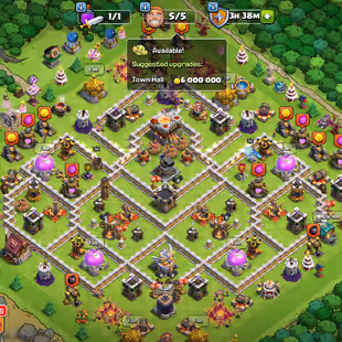 🔥TH 11 FULL MAX || ALL HEROES MAX || 🔥6x EPIC EQUIPMENTS || RENAME AVAILABLE || SUPER ACCOUNT - Image 1