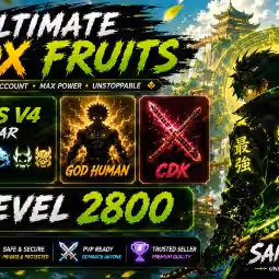 7 Race V4 FG GOD Human Level 2800 + CDK| level2800, maxed - Image 1