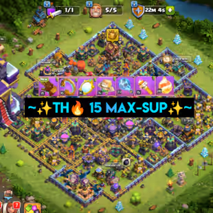 ✨TH15-RARE🔥 [ 7x EPIC EQIP ] || HERO 90-81-50-32-14 || MAGIC ITEMS LOAD || HERO SKIN || FULL SAFE ACC - Image 1