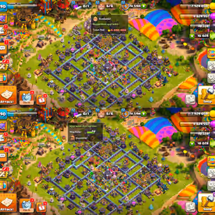 🔥TOP RAREST 10K HIGH GEMS TH 15🔥 NOTHING LEFT FOR UPGRADE | FREE NAME CHANGEABLE | PAINTER SCENERY | 255 LEAGUE MEDEL - Image 1