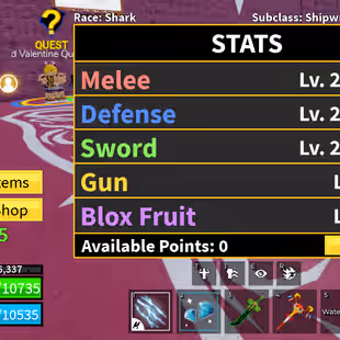 Blox Fruits Account Lv.2008 | PERM Kitsune + Dragon + Dough + Portal + Buddha | Dark Blade | Shark Race | 25+ Swords | 2 - Image 1