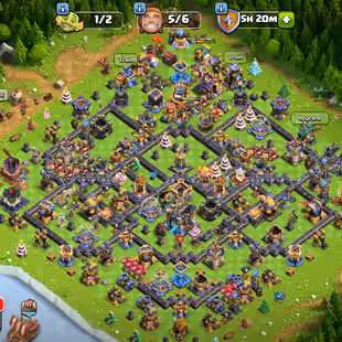 🔥TH 18 PREMIUM🔥10600 GEMS-XP 249-[ 12 EPIC EQUIPMENT MAX ALMOST-WALLS DEFENS MAX-NC FRE-603 MEDALS-B BASE MAX-BEST - Image 1