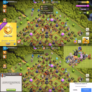 Rare Statues +Skin | Th10 Full Max| Nothing Left | Hero: 40-40-20| Top 5 Epic Equipment | Free NC| XP-76 | P-645 - Image 1
