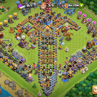 DEFENCE MAX | TH18 BASE CLOSE MAX | SB-MX!AF-MX!MS-MX!RS-MX!EB-MX!RB-MX | HERO-76-82-56-67-44-17 | NC-YES | 192-XP |BEST - Image 1