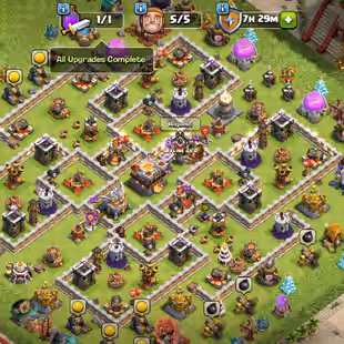 TH11 FULL MAX | RENAME 500GMS | HEROES 50 50 30 20 | MAGIC ITEMS | SCENERY AND 5 SKINS | INSTENT DELEVERY  - Image 1