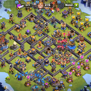🔥[ LEAGUE WARDEN - 11X EPIC MAX ]🔥ALL 6 HEROS MAX || WALLS MAX - PETS MAX || 1300 MEDALS || DETAILS IN DESCRIPTION  - Image 1