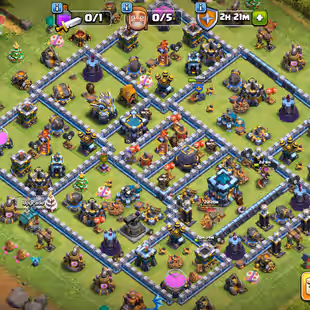 TH13:-QUEEN MAX:-XP:-203:-HER:-56-75-43-46-22:-9X HERO SKIN:-749CWL MADEL:-FULLY MAGICITMS-HIGH EQUIPMENT - Image 1