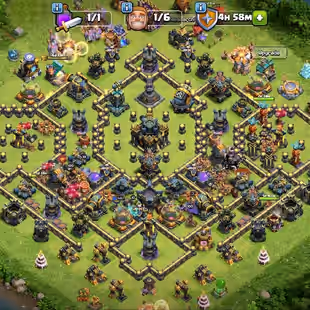 🔥TH17 NEAR MAX XP237🔥 | 5 HERO MAX | BOOTS MAX DOCKET MAX F.B26 BALL26 | BUILDER MAX | CN 500 | INSTANT DELIVERY - Image 1
