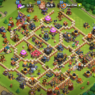 🔥Xp-227🔥 || Th 17 || High Epic Equipment || Builder Base full maxed || Heroes 82-86-61-65-43-9 - Image 1