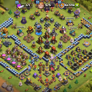 🔥[PainterScenery]💎Epic Semi Th 18 | Heros Lvl 54-80-48-53-30-6 | Epic Equipments | Nc at 1000 Gems | Instant Delivery - Image 1