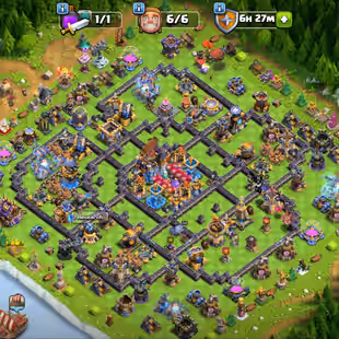 💎 TH-18 ALMOST MAX🔥14000 GEMS | 4 HERO MAX | FREE NAME CHANGE | SB-AF-FB-EB-RS-RB MAX | TROOPS MAX | INSTANT DELIVERY - Image 1