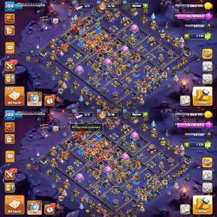 🔥FULL MAX TH-18🔥XP-288! LEGEND-2! 10X EPIC MAX! HEROES:-110-110-95-85-55-25! COSMIC SCENERY! FAST DELIVERY - Image 1