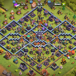 💫[ PREMIUM TH-15 ]💫S.BALL [21] - R.SPEAR [21] - FIREBALL [21l | STRONG DEF - TROOPS - HEROS || FAST DELIVERY  - Image 1