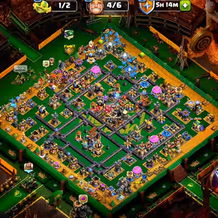 WORLD RARE l TH18 PROFILE MAX l EXP-340 l 38000 GEMS l ALL EPIC LEVEL 20+ l FULL MAX TROOPS l DEFENSE FULL MAX l 8 PAID  - Image 1