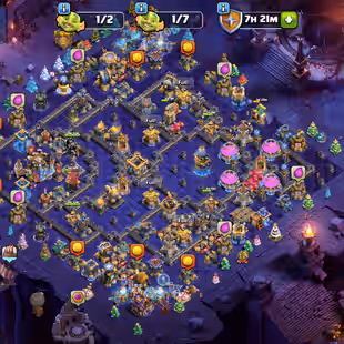 [FREE RENAME] XP 257 | TH18 FULL MAX | NICE EQUIPMENT | 2973 WAR STARS | MAX BB BASE - Image 1