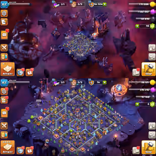 RARE COSMIC SCENERY|TH15 NEARLY MAX|ALL EPIC EQUIPMENT|HEROS-90-90-47-65-40|9X OP SKINS|670 CWL MEDALS|EMAIL CHANGE - Image 1