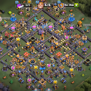 🔥[ DUKE MAX - WALLS MAX ]🔥TH-18 NEAR MAX || SB-MM-AF-EB-RS [MAX] | SN [26] - GG [23] | NEAR MAX DEF - TROOPS - Image 1